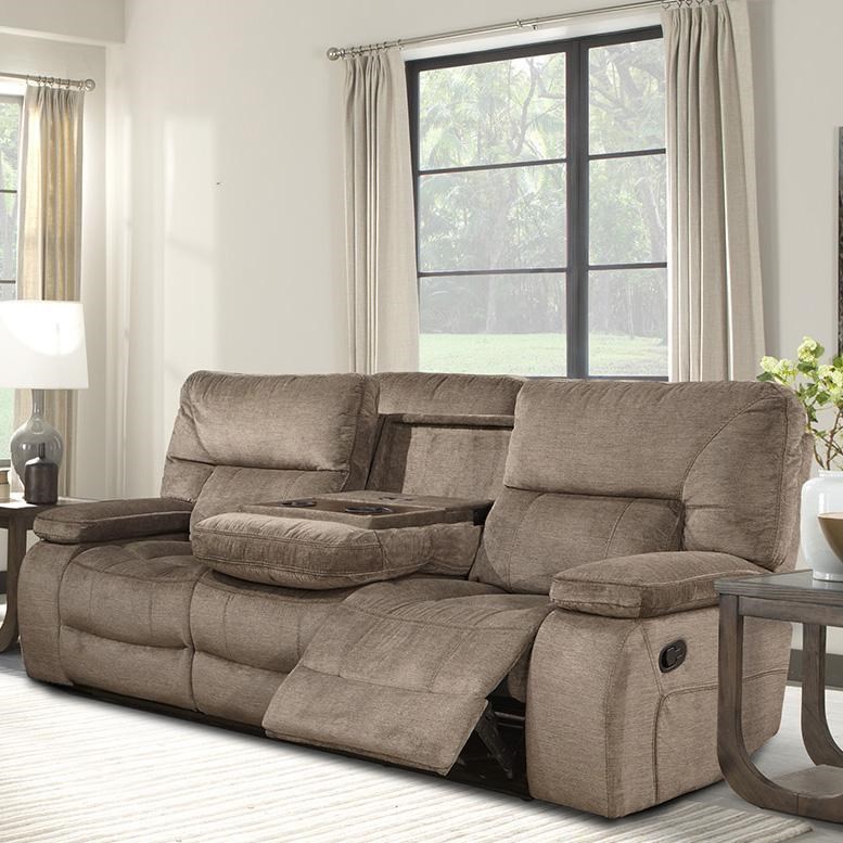 Dual recliner sofa top